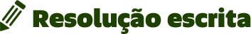 Resolu&&cedil;&atilde;o escrita